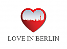 Logo, Berlin, liebe, herz, Flirt, Dating, Online, Beziehung, Familie, Pflege