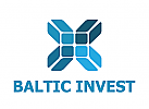 Investments, Verkehr, Industrie, baltisch, Blau, Norden, Shop, Platte, Block,Logo