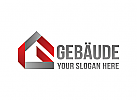 Logo Bau, Immobilien, Architektur