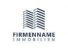 Immobilien, Architektur, Bau, Gebude Logo