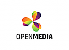 Medien, bunt, Fotografie Logo