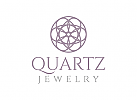 Quarz, Schmuck Logo, Mode, Edelstein Logo