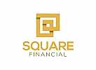 Quadrat Logo, Wrfel, Finanzen, Bank, Geld, Gold, Investition