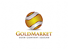 Gold Logo, Goldbarren Logo, Finanzen Logo