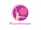 Zeichen, Signet, Logo, Frau, einzelne Person, Physiotherapie, Tanz, Kreise