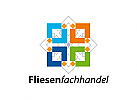 XYK, Zeichen, Fliesen, Fliesengrohandel, Fliesengeschft, Fliesenleger, Bauhandwerker