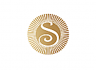 Zeichen, Signet, Symbol, Sonne, Gold, Strahlen, Kreis, S, Logo