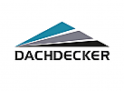 Zeichen, Zeichnung, Handwerker, Dachdecker, Haus, Bau, Logo