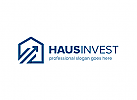 ko, Zeichen, Immobilien, Haus, Home, Immobilieninvestition, Mietgegenstand, Pfeil, Hausmarkt Logo