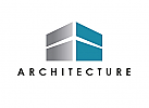 Immobilien, Architektur, Logo