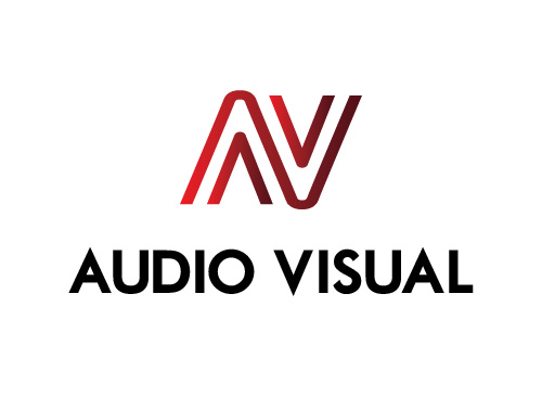 Audio Visual, AV Logo