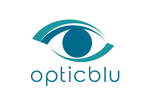 Auge, Optiker Augenarzt Logo