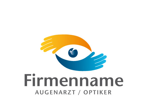 Logo, Auge, Hnde, Augenarzt, Optiker