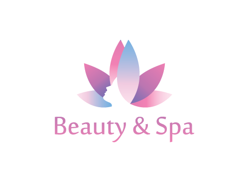 Wellness, Kosmetik, Schnheit, Dame, Blume Logo