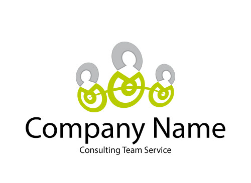 Logo, drei Menschen, drei Kpfe, Consulting, Coaching, Unterricht, Service, Schulung