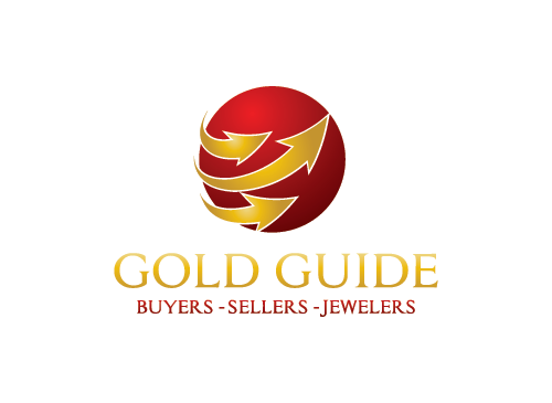 Gold Logo, Pfeile, Logo, Geld Logo