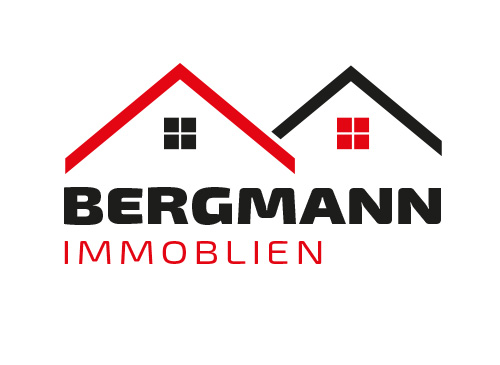 Zeichen, zweifarbig, zwei Huser, Immobilien, Logo