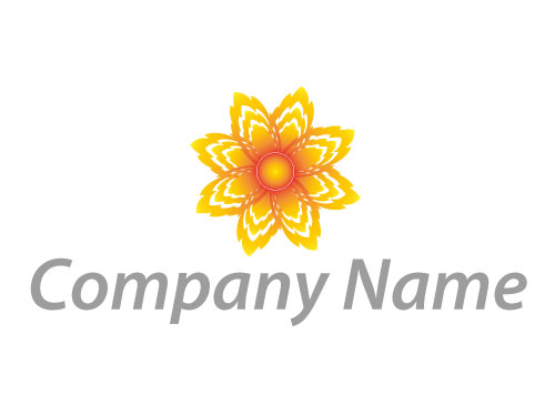 Zeichen, Zeichnung, Symbol, Pflanze, Feuerblume, Wellness, Kosmetik, Logo