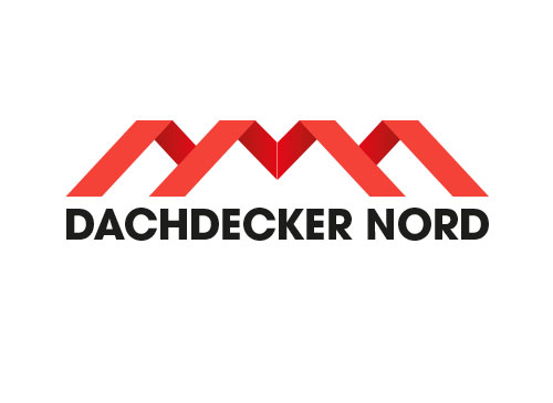 Zeichen, zweifarbig, Zeichen, Logo, Dachdecker