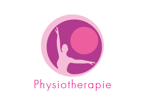 Zeichen, Signet, Logo, Frau, einzelne Person, Physiotherapie, Tanz, Kreise