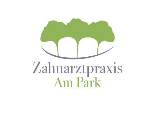 Zahnarzt, Zahnarztpraxis, Zhne, Park, Bume, Logo