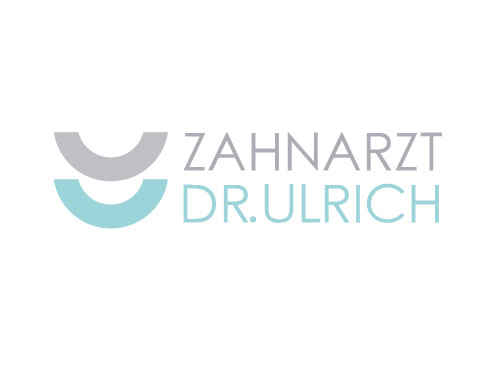 Zahnarzt, Zahnarztpraxis, Zeichen, zweifarbig, Zeichnung, Mund, U, Logo