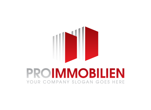 Immobilien Logo, Bau Logo, Haus Logo, Gebude Logo