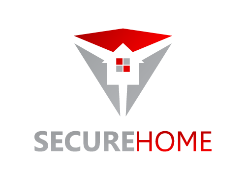 Haus Logo, Immobilien Logo, Malerei Logo