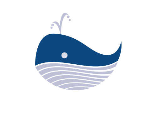 Zeichen, Zeichnung, Wal, Moby Dick, Logo