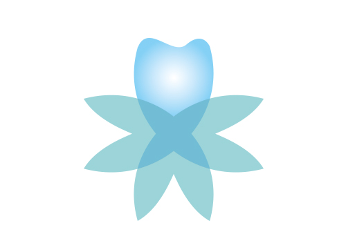 Zahn, Zeichen, Zeichnung, Zahnarztpraxis, Lotus, Blume, Logo