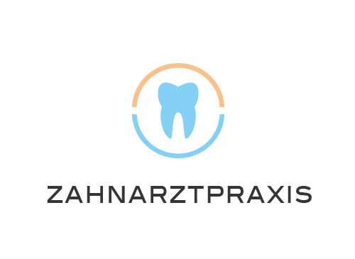 Zhne, Zahnrzte, Zahnarztpraxis, Zahnarzt, Zahn, Logo, Halbkreise