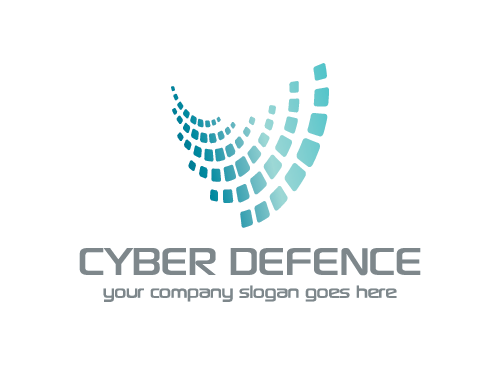 Cyber, Sicherheit, Internet, Daten, Technologie, Logo