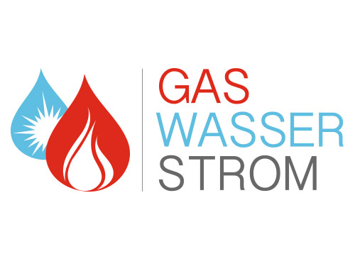 Gas Wasser Strom