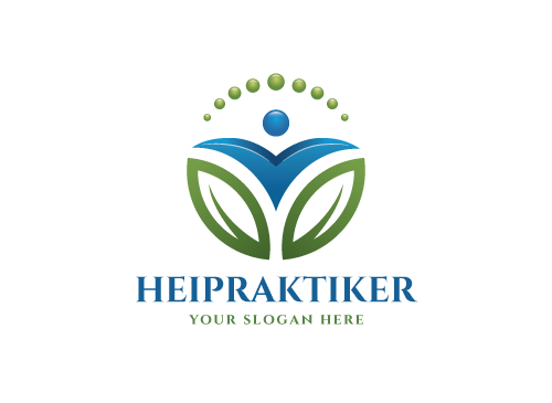 ko, Person, Mensch, Baum, Blatt, Bltter, Heilpraktikerin, Heilpraktiker Logo