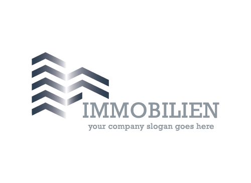 Logo Bau, Immobilien, Architektur