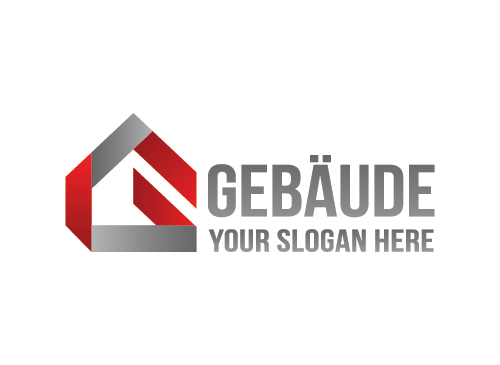 Logo Bau, Immobilien, Architektur