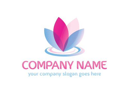 Wellness, Kosmetik, Schnheit, Blume Logo