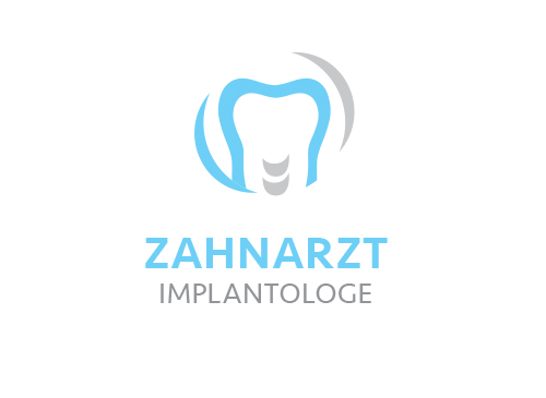 Zhne, Zahnrzte, Zahnarztpraxis, Logo Zahnarzt, Implantologie