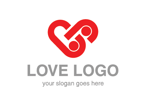 Herz, Liebe, Beziehung, Romantik, Dating, Treffen, Logo