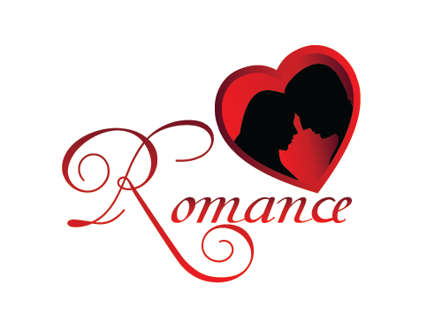 Romantik, Liebe, Herz, Paar, Treffen, Dating Logo