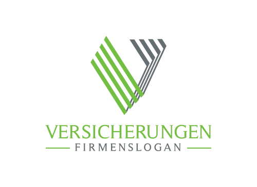 Versicherungen Logo, Buchstabe V, Finanzen, Investitionen, Bank