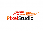 pixel, Software, Grafik, Produktion, Logo