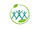 , Menschen, Kreislauf, Natur, Physiotherapie, Arztpraxis, Logo