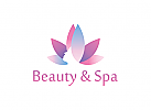 Wellness, Kosmetik, Schnheit, Dame, Blume Logo