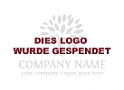 Baum Logo, Menschen, Gruppen, Kinder