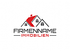 Immobilien Logo, Grundstcke , Architektur, Bau, Haus