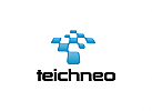 Technologie Logo, Industrie, app, Software, pixel, Daten