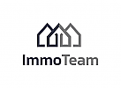 Immobilien Logo, Grundstcke , Architektur, Bau