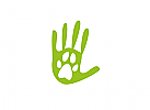  Hand, Pfote, Tierarzt, Tierschutz, Tierpflege, Tierarztpraxis Logo