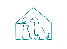 , Katze, Hund, Vogel, Tierarzt, Logo